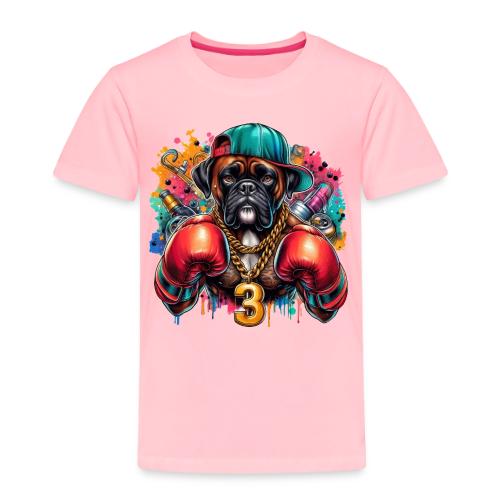 Boxer Dog Art - Toddler Premium T-Shirt