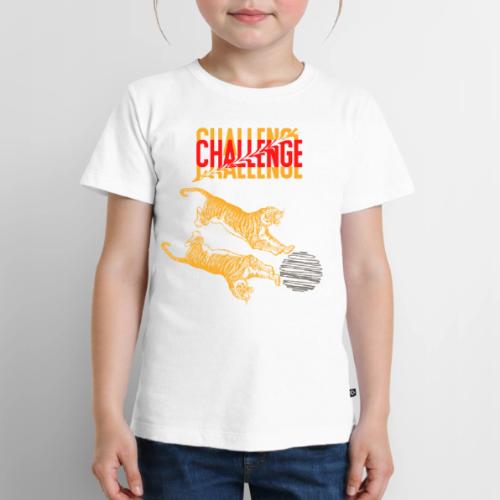 Double tiger fashion, jungle feline animals. - Toddler Premium T-Shirt