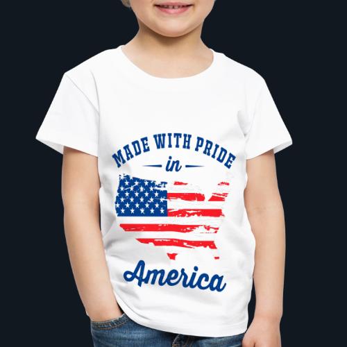 Made with pride in America - Toddler Premium T-Shirt