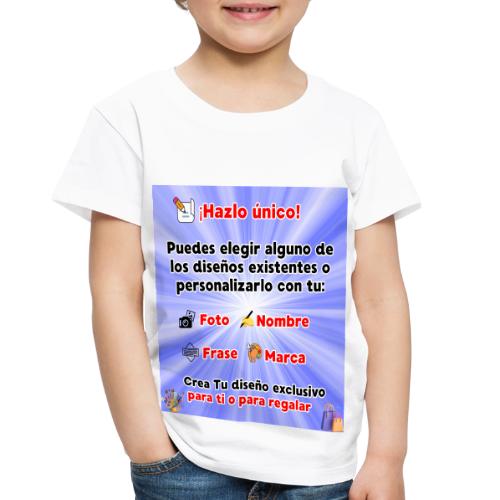 Personalized Souvenirs with Photo, Phrase, Design - Toddler Premium T-Shirt