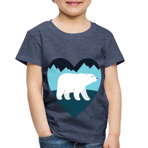 Polar Bear Love - Toddler Premium T-Shirt