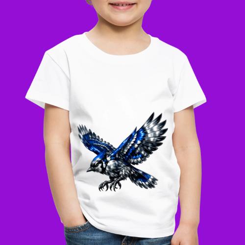 Silver Blue Jay Dive - Toddler Premium T-Shirt