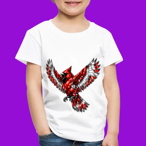 Cardinal in Flight - Toddler Premium T-Shirt