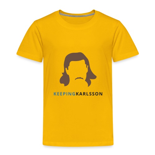 Keeping Karlsson Logo Transparent brown - Toddler Premium T-Shirt