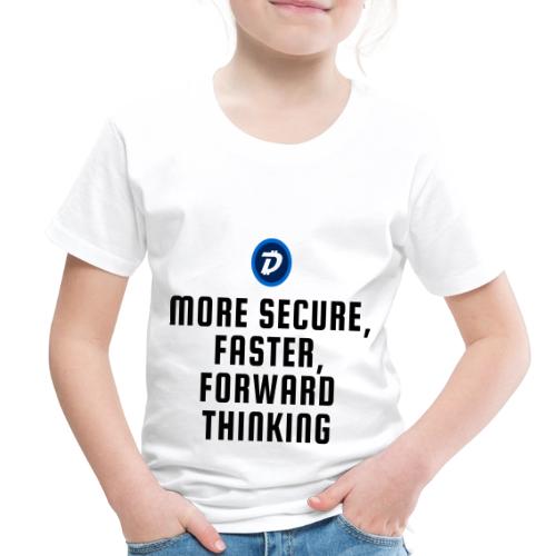Digibyte More Secure, Faster, Forward Thinking - Toddler Premium T-Shirt