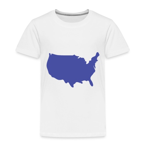 4th of july map silhouette - Toddler Premium T-Shirt