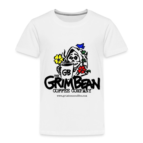Grim Bean Coffee Company Spring Flavors Logo - Toddler Premium T-Shirt