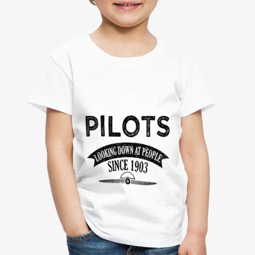 Pilots Looking Down On People Commander Gift - Toddler Premium T-Shirt