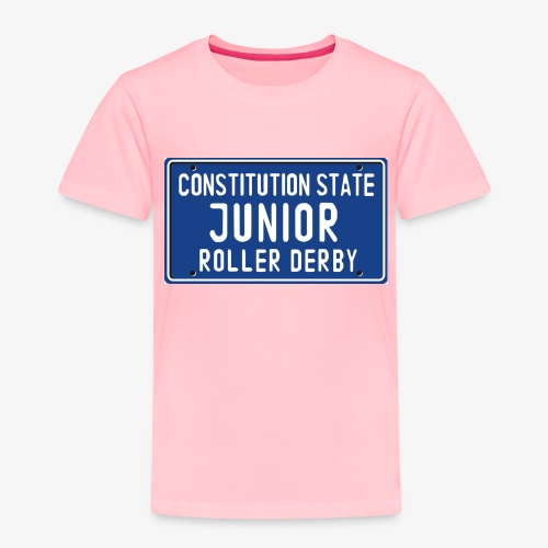 Constitution State Junior Roller Derby - Toddler Premium T-Shirt
