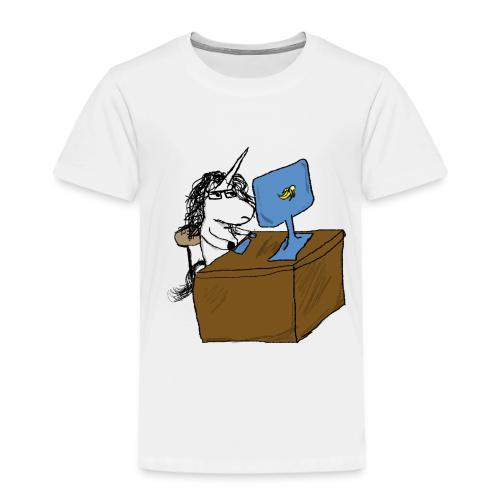 Kaede the Unicorn a the office - Toddler Premium T-Shirt