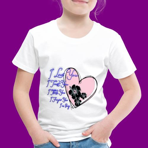 Ho'opono'ono - I Love You - Toddler Premium T-Shirt