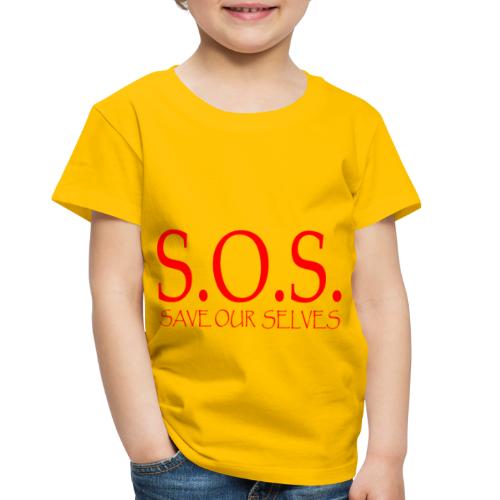sos no emotion red - Toddler Premium T-Shirt