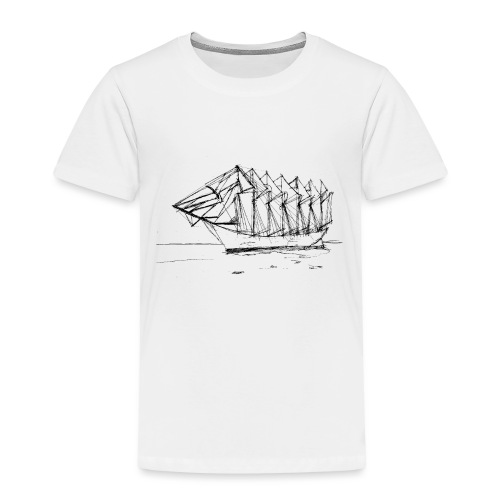 Seven-mast yacht - Toddler Premium T-Shirt