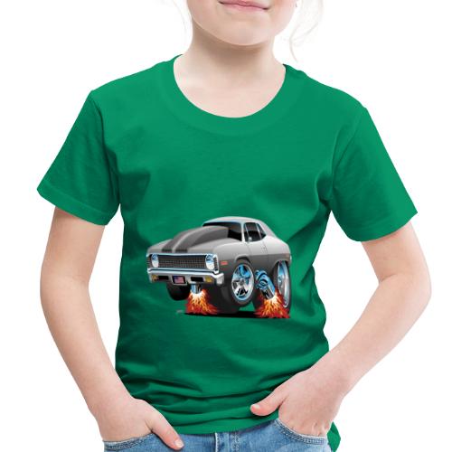 Classic American Muscle Car Hot Rod Cartoon - Toddler Premium T-Shirt