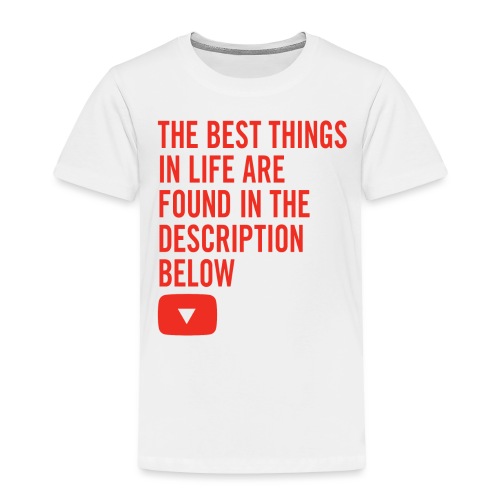 Small YouTuber - Toddler Premium T-Shirt