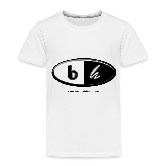 Buddy Hilton Logo black white w black text