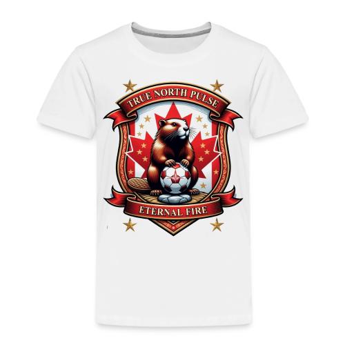 Canada Beaver Crest T-Shirt, Pride Badge Gift - Toddler Premium T-Shirt