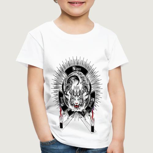 White Tiger King by Xzendor7 - Toddler Premium T-Shirt