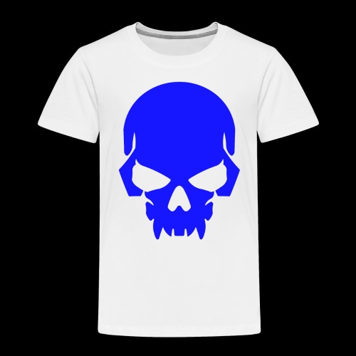 Royal Blue Skull - Toddler Premium T-Shirt