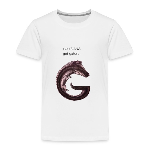 Louisiana gator - Toddler Premium T-Shirt