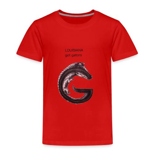 Louisiana gator - Toddler Premium T-Shirt