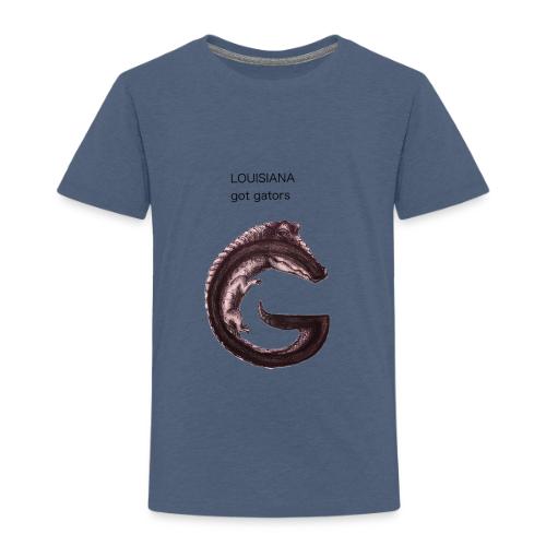 Louisiana gator - Toddler Premium T-Shirt