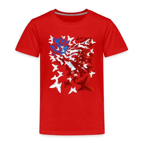 The Butterfly Flag - Toddler Premium T-Shirt