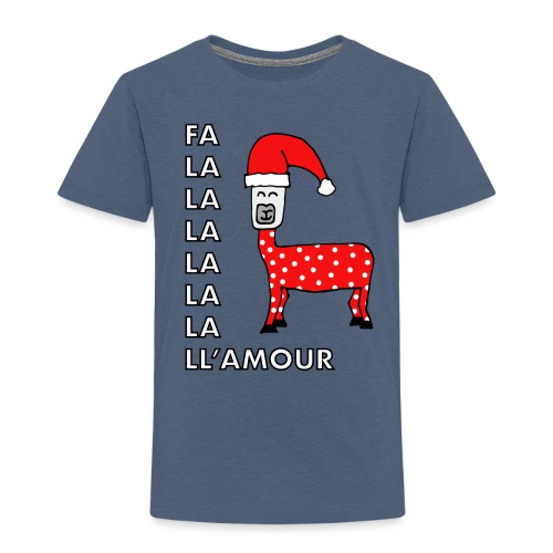 Christmas llama. - Toddler Premium T-Shirt
