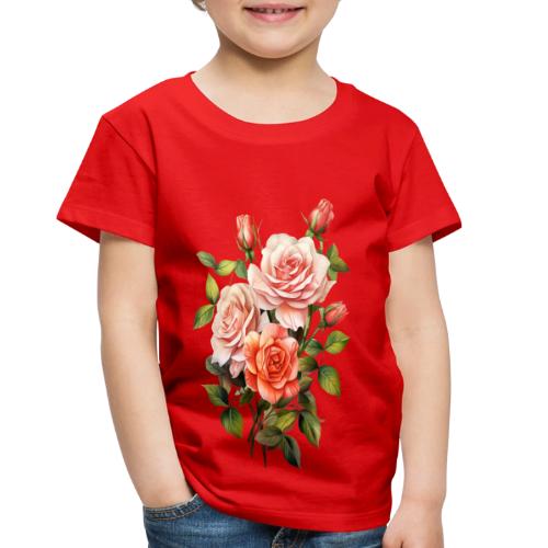 Pink Roses - Toddler Premium T-Shirt