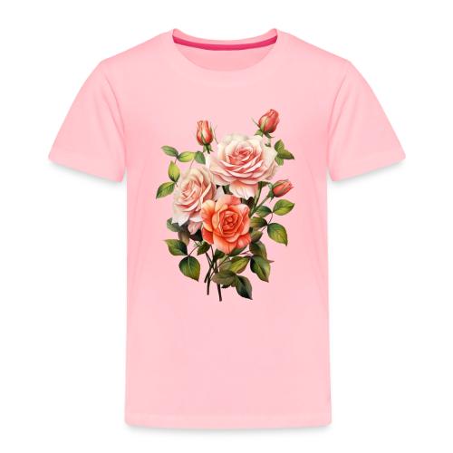 Pink Roses - Toddler Premium T-Shirt