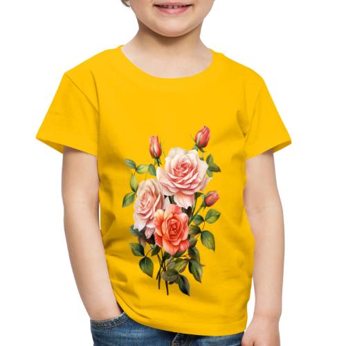 Pink Roses - Toddler Premium T-Shirt