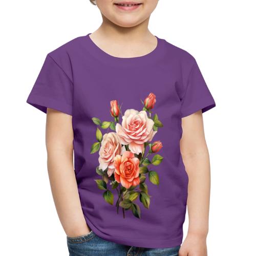 Pink Roses - Toddler Premium T-Shirt