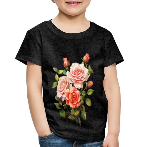 Pink Roses - Toddler Premium T-Shirt