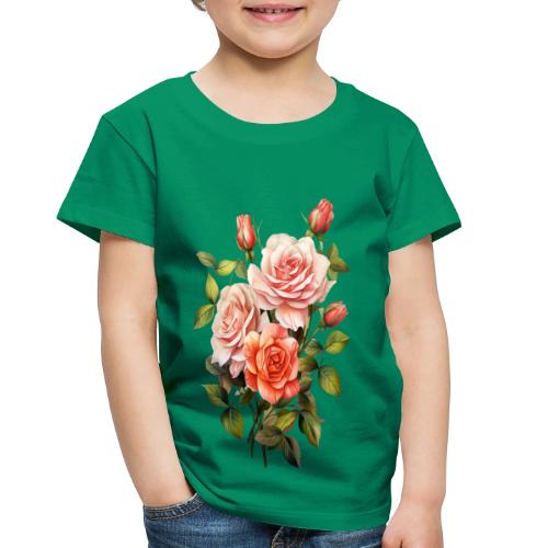 Pink Roses - Toddler Premium T-Shirt