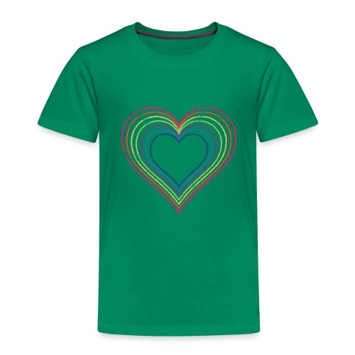 Heart rainbow - Toddler Premium T-Shirt