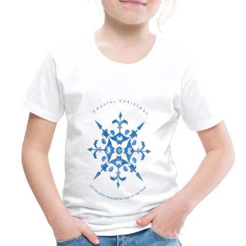 Coastal Christmas Snowflake 01 - Toddler Premium T-Shirt