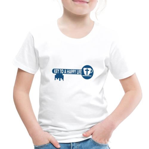 Jesus and Coffee the key to a happy life - Toddler Premium T-Shirt