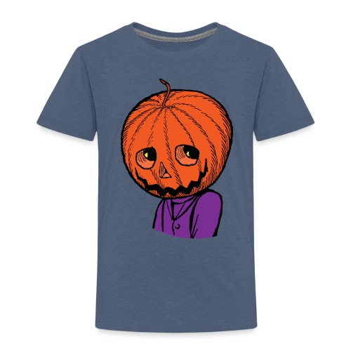 Pumpkin Head Halloween - Toddler Premium T-Shirt
