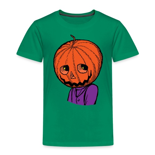 Pumpkin Head Halloween - Toddler Premium T-Shirt