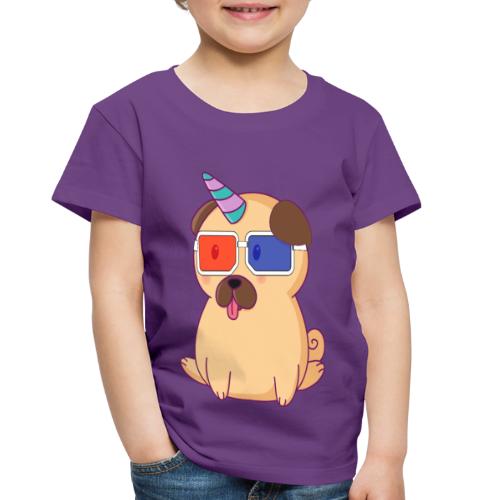Dog with 3D glasses doing Vision Therapy! - Toddler Premium T-Shirt