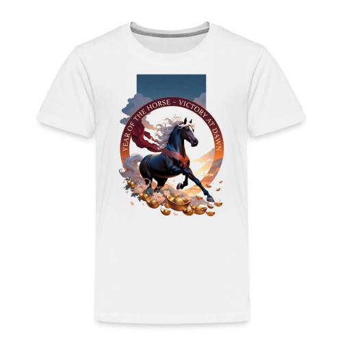 Year of the Horse Dawn T Shirt,Lunar New Year Gift - Toddler Premium T-Shirt