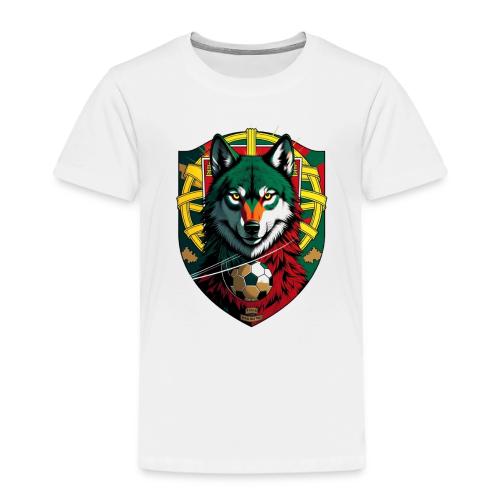 Portugal Iberian Wolf Soccer T Shirt,Football Gift - Toddler Premium T-Shirt