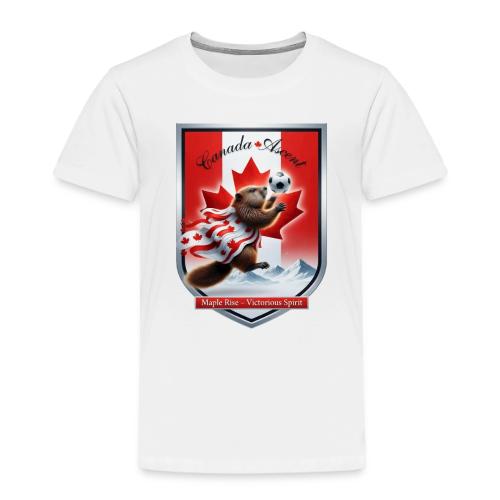 Canada Beaver Ascent T-Shirt, Canadian Pride Gift - Toddler Premium T-Shirt