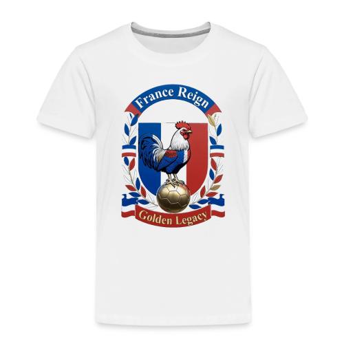France Rooster Reign T-Shirt, Tricolore Pride Gift - Toddler Premium T-Shirt