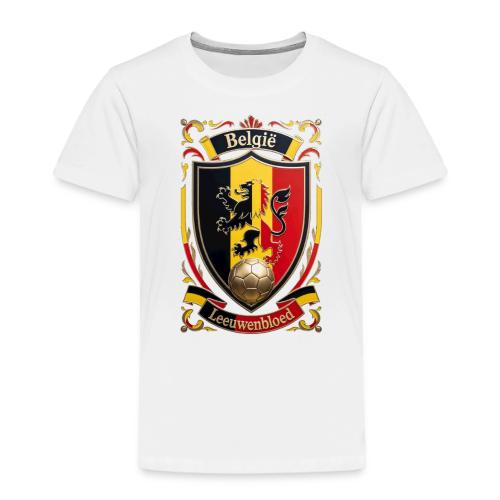 Belgium Lion Crest T-Shirt, Belgian Flag Gift - Toddler Premium T-Shirt