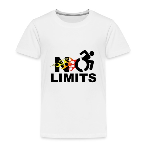 No limits for this wheelchair user * - Toddler Premium T-Shirt