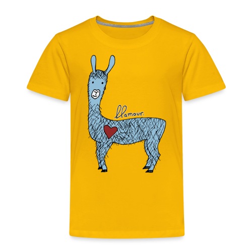 Cute llama - Toddler Premium T-Shirt
