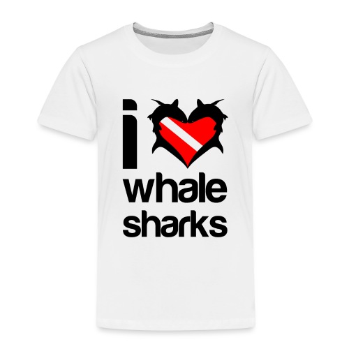 I Love Whale Sharks - Toddler Premium T-Shirt