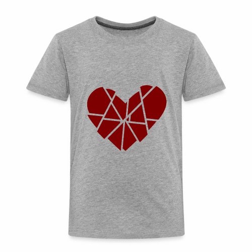 Heart Broken Shards Anti Valentine's Day - Toddler Premium T-Shirt