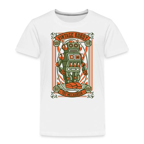 Vintage Toy Robot - Toddler Premium T-Shirt
